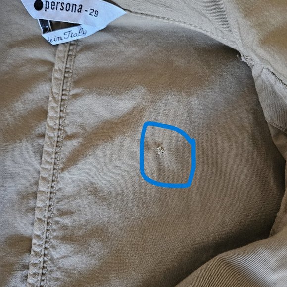 Persona by Marina Rinaldi khaki SS button down pockets shirt midi dress 29/US20 - Picture 4 of 16